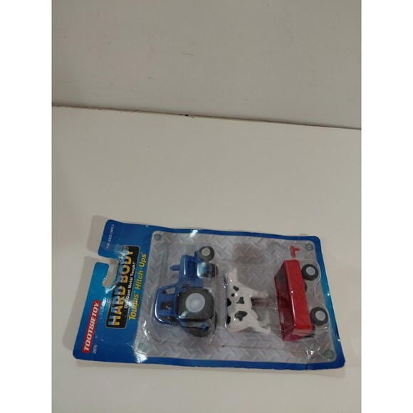 Tootsie Toy 2876 Hardbody 1:64 DieCast Toughs Hitch Ups Tractor & Wagon w/Cow - Picture 2 of 5